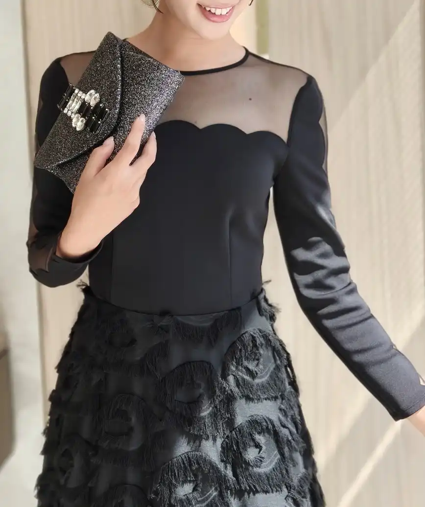 着用モデル：H162cm 7cmH靴 着用サイズ：S