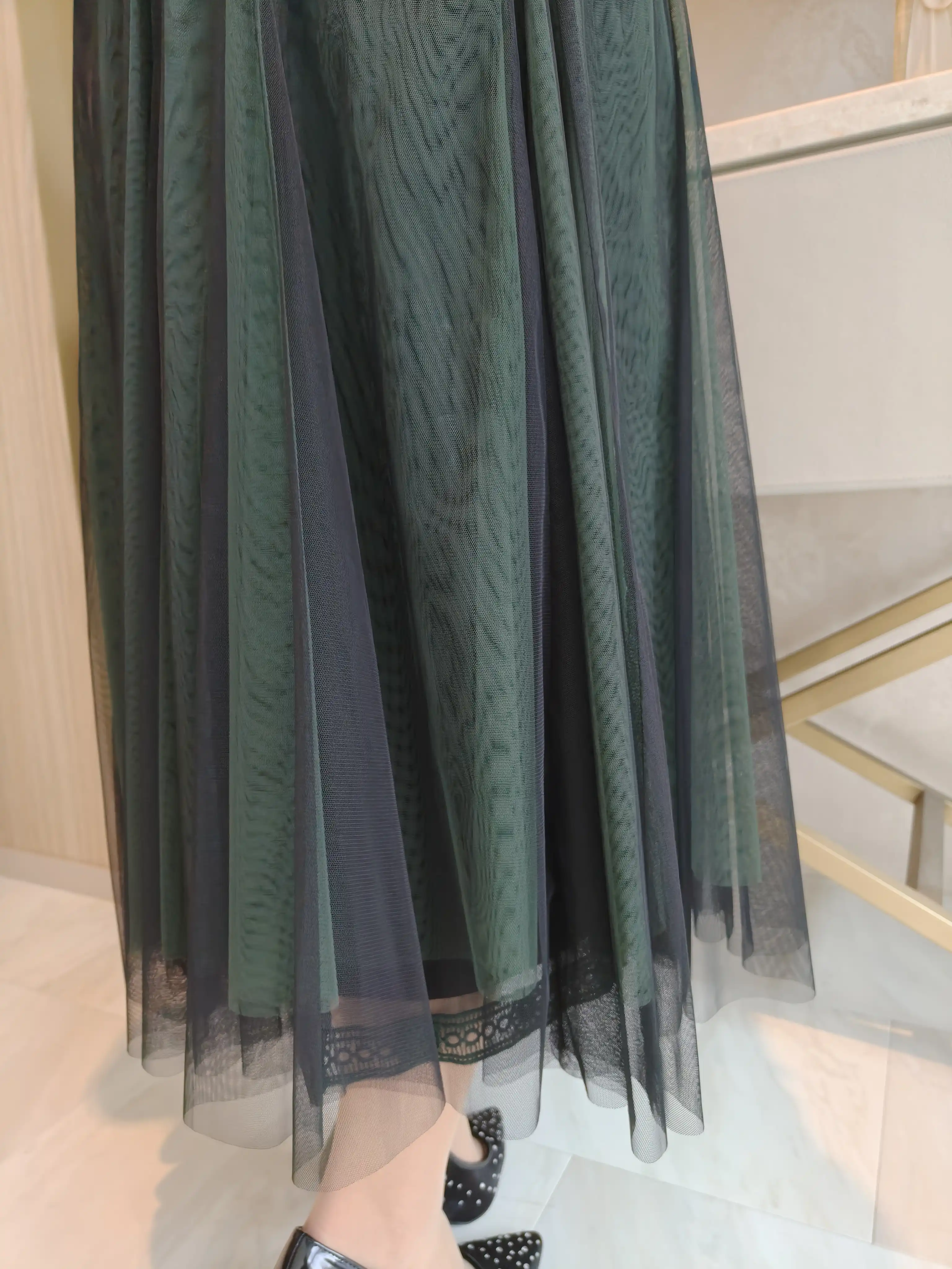 着用モデル：H162cm 7cmH靴 着用サイズ：S