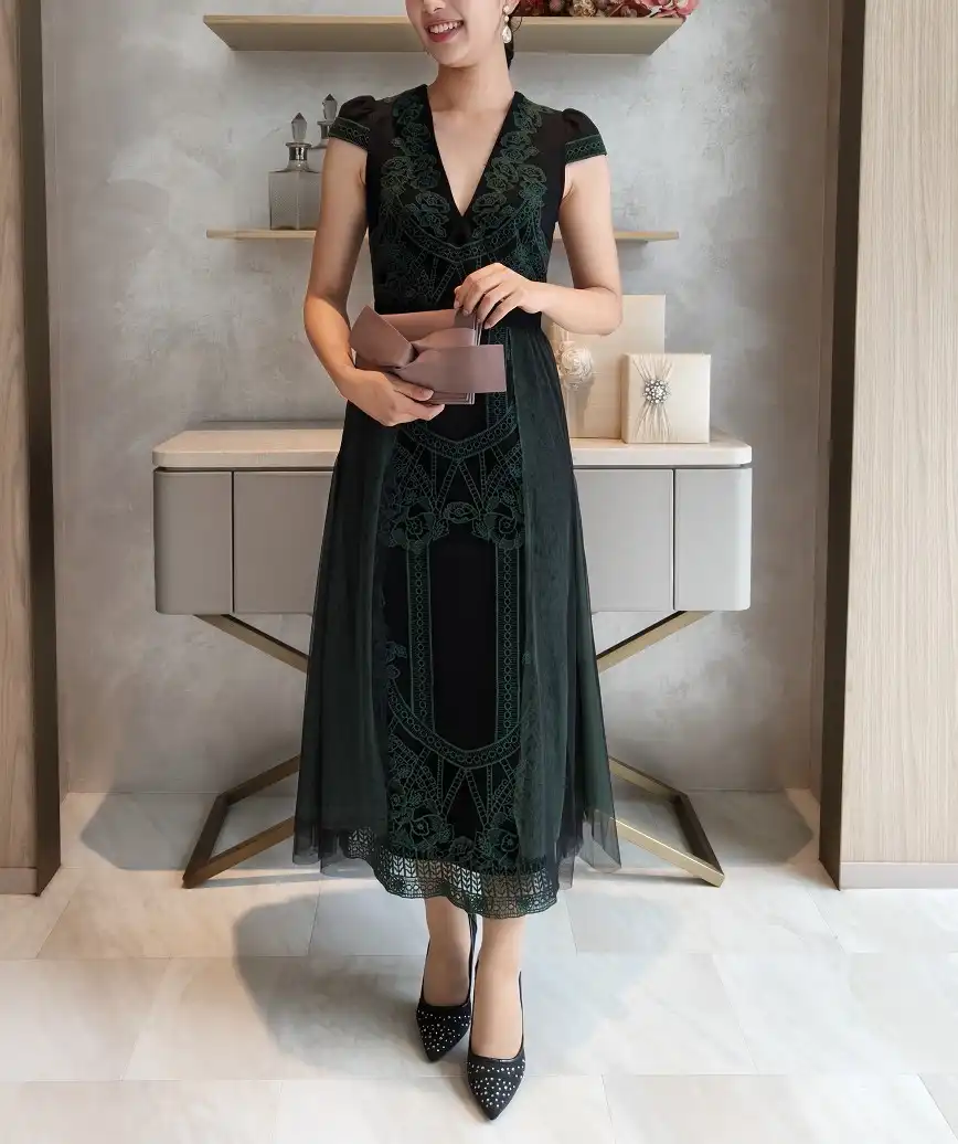 着用モデル：H162cm 7cmH靴 着用サイズ：S