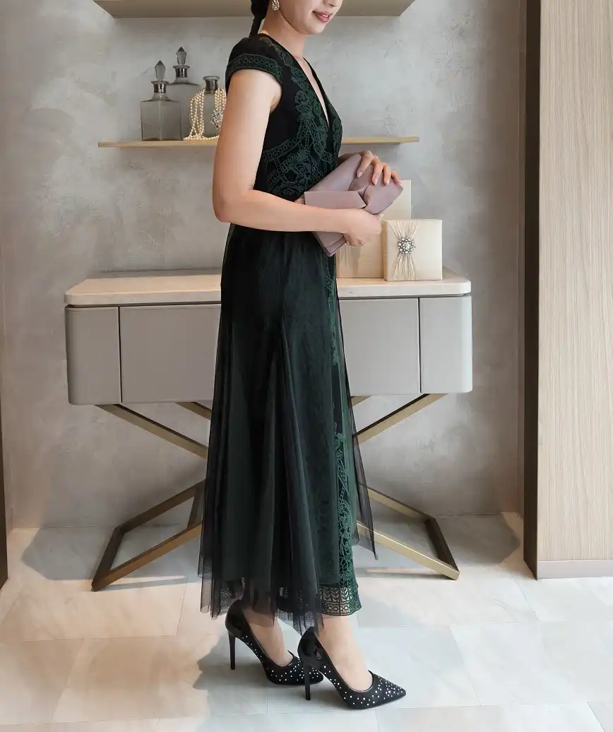 着用モデル：H162cm 7cmH靴 着用サイズ：S