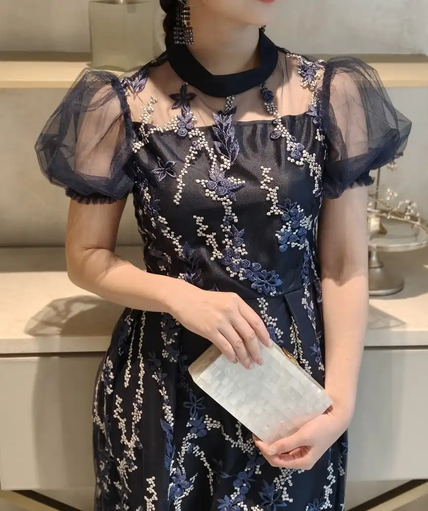 着用モデル：H157cm／着用サイズ：S／ヒール7cm
