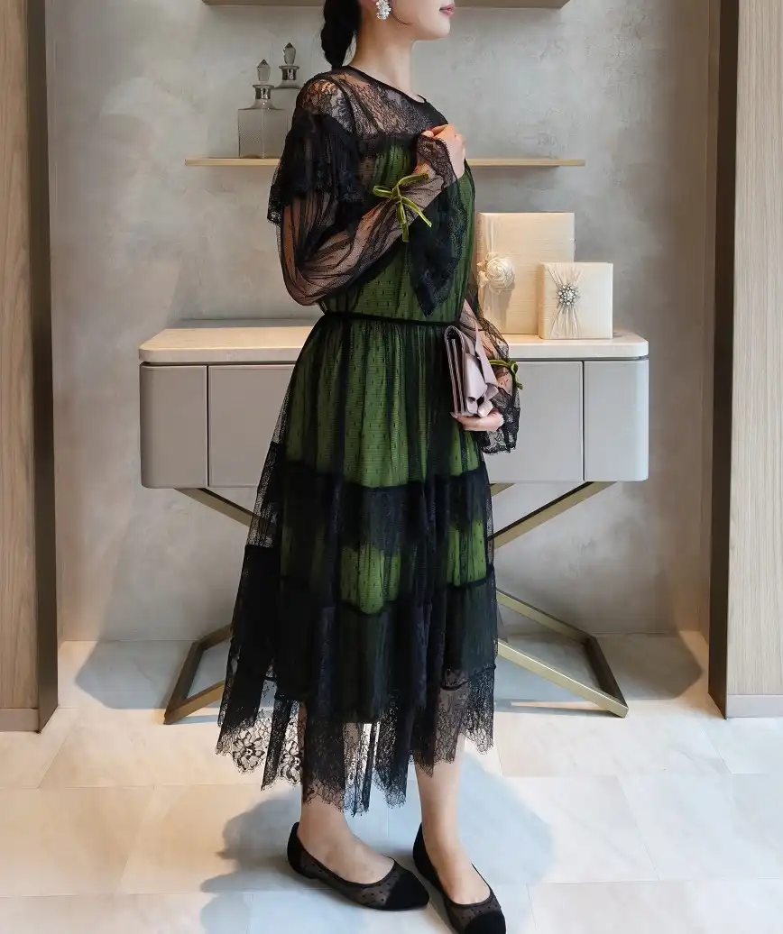 着用モデル：H162cm 7cmH靴 着用サイズ：S