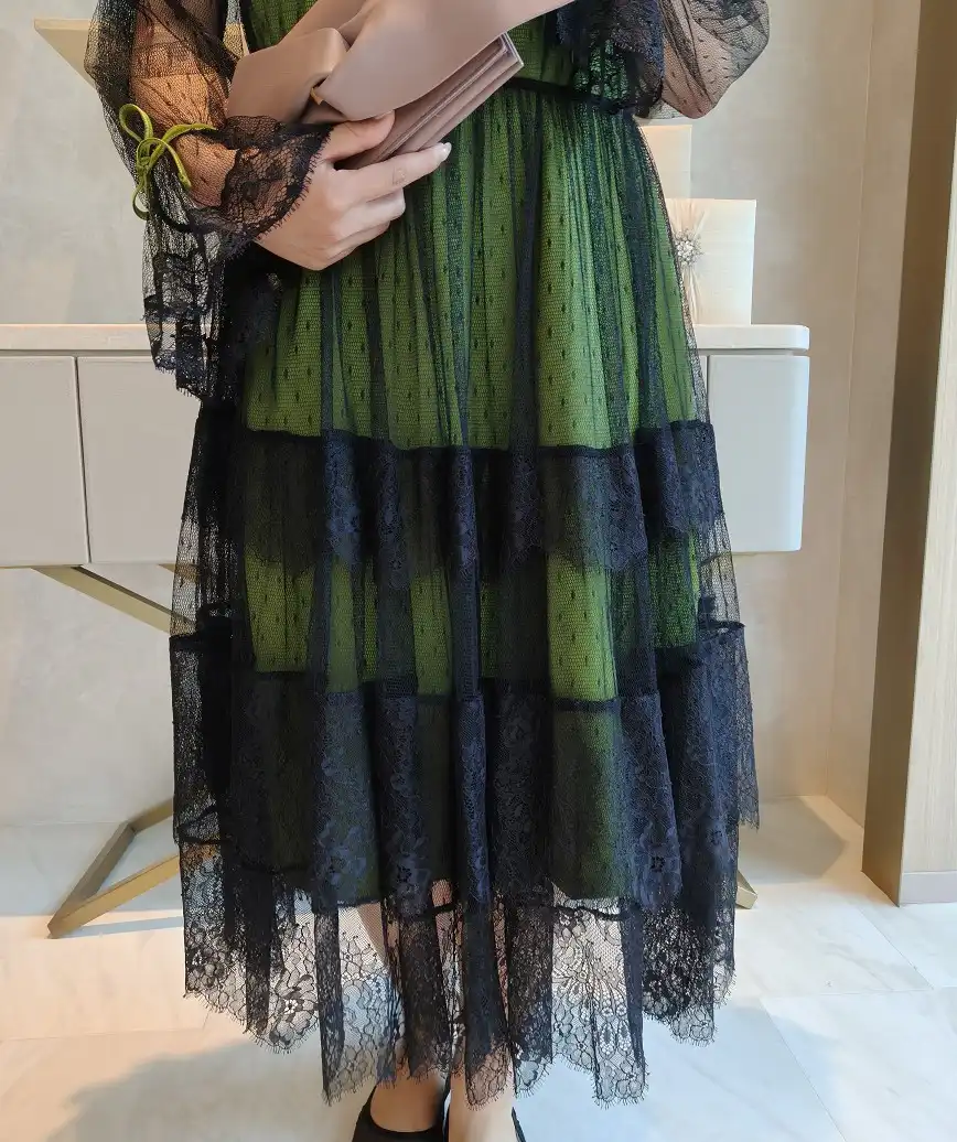 着用モデル：H162cm 7cmH靴 着用サイズ：S