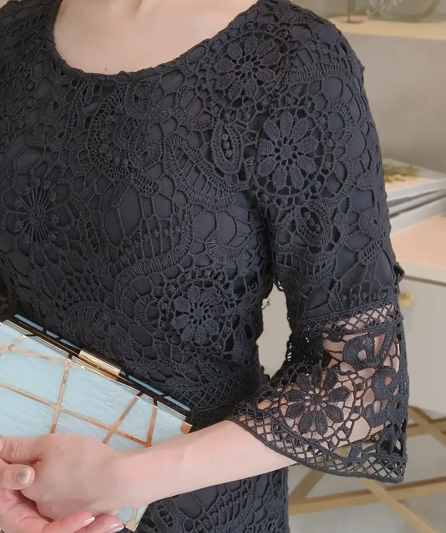 着用モデル：H160cm／着用サイズ：M／ヒール：7cm