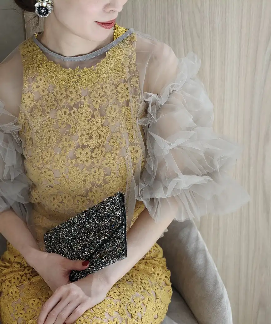 着用モデル：H164cm  着用サイズ：M