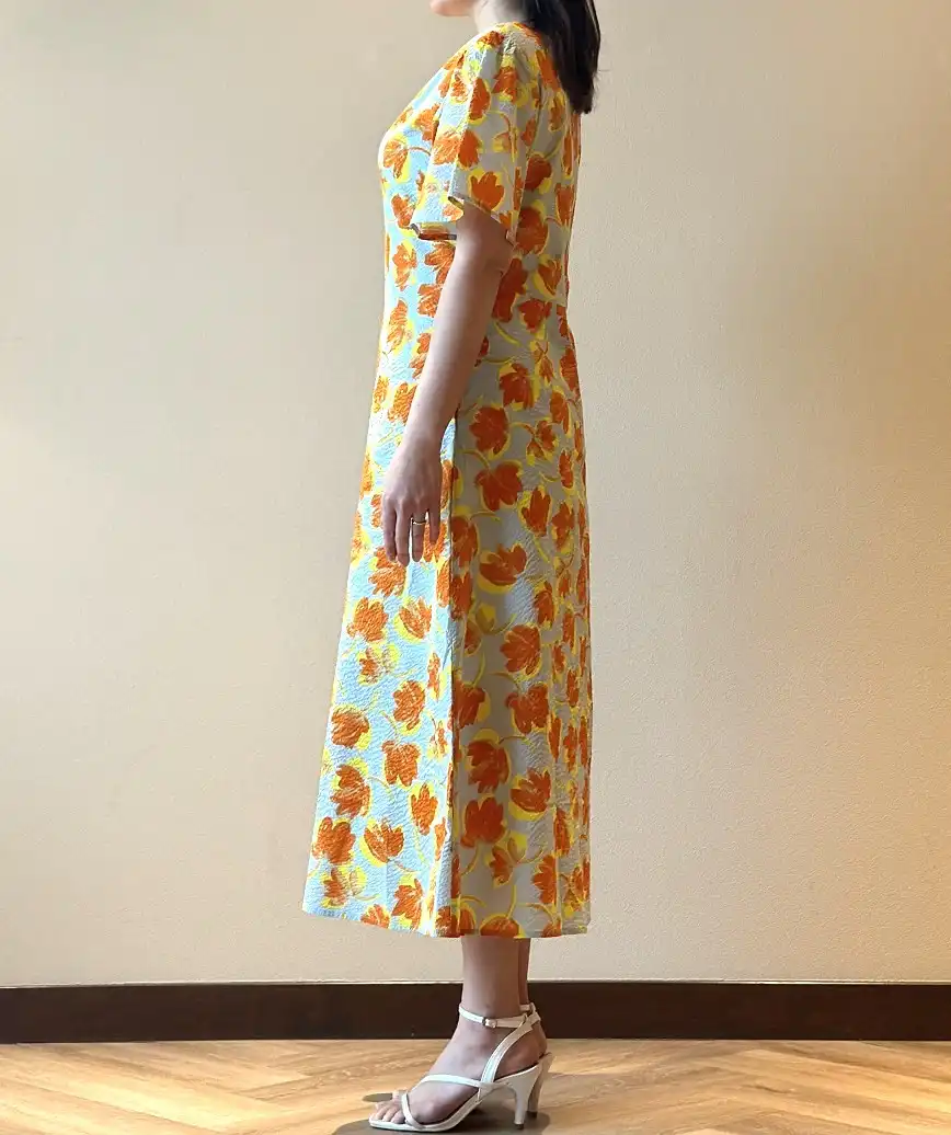 着用モデル：H165cm／体重：55kg／着用サイズM-Lサイズ