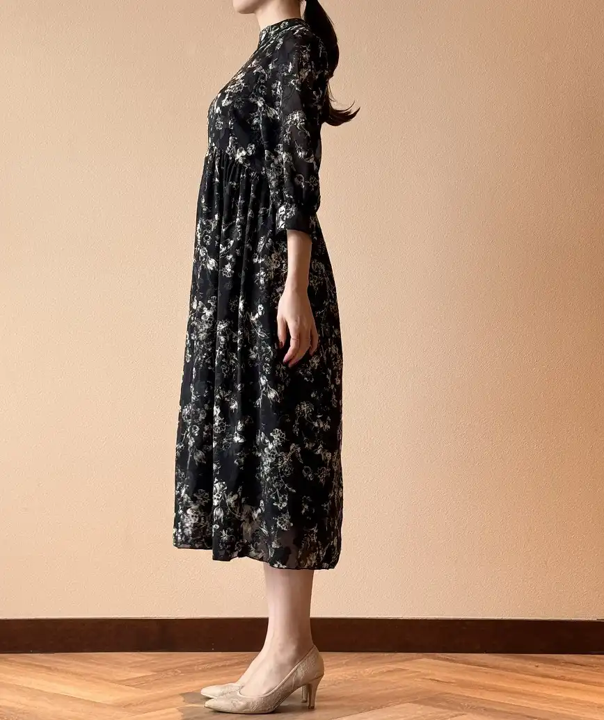 着用モデル：H164cm／着用サイズ：S／ヒール：7cm