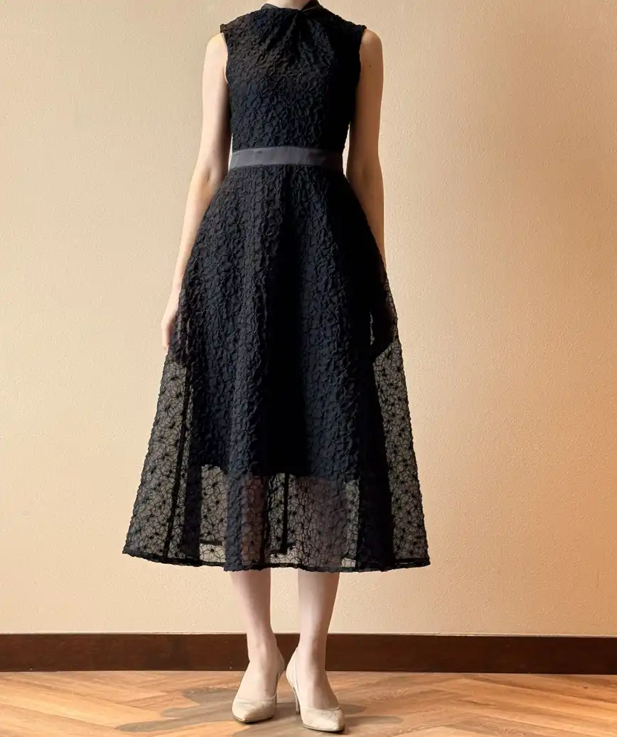 着用モデル：H164cm／着用サイズ：S／ヒール：7cm