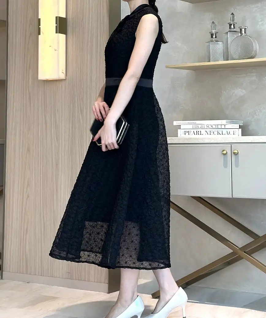 着用モデル：H164cm／着用サイズ：S／ヒール：7cm