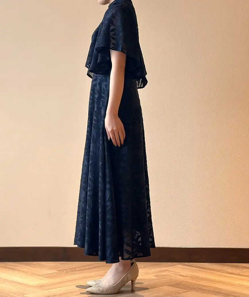 着用モデル：H152cm／着用サイズ：M／ヒール：7cm