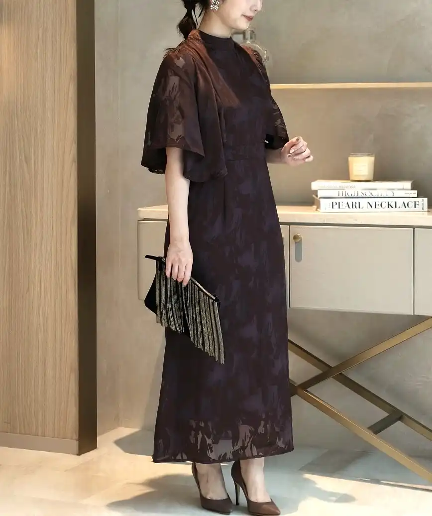 着用モデル：H157cm／着用サイズ：M／ヒール：9cm