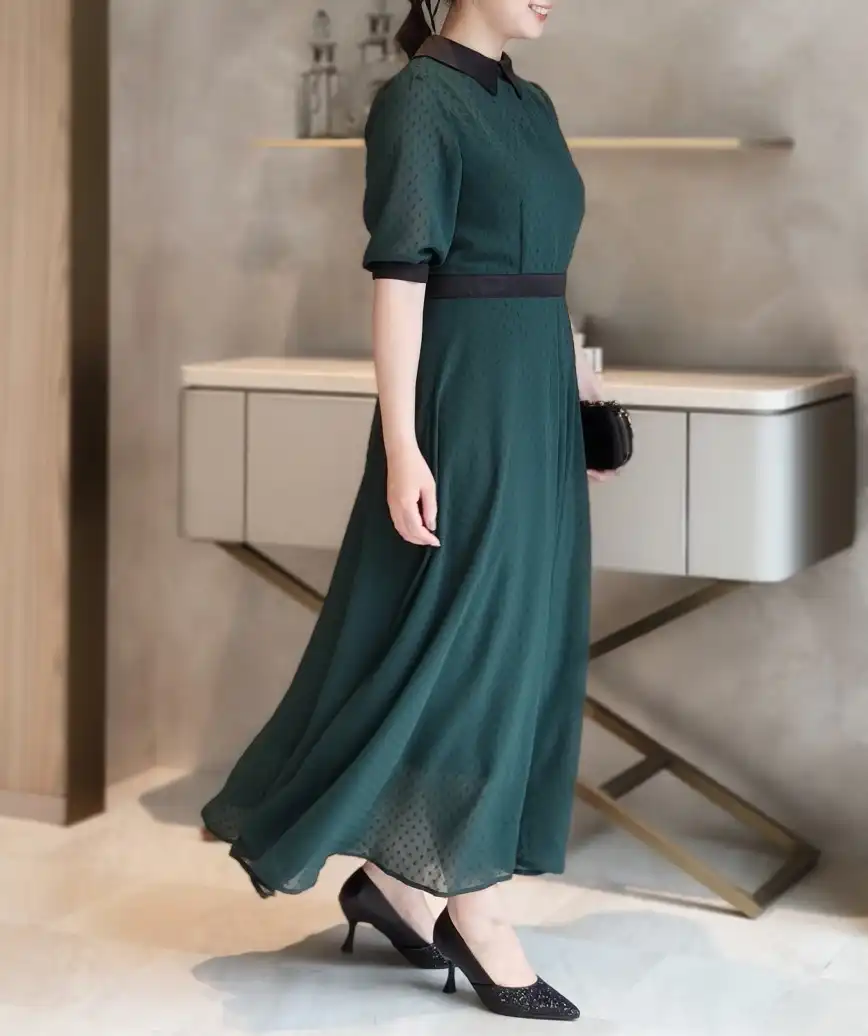 着用モデル：H157cm／着用サイズ：M／ヒール：7cm