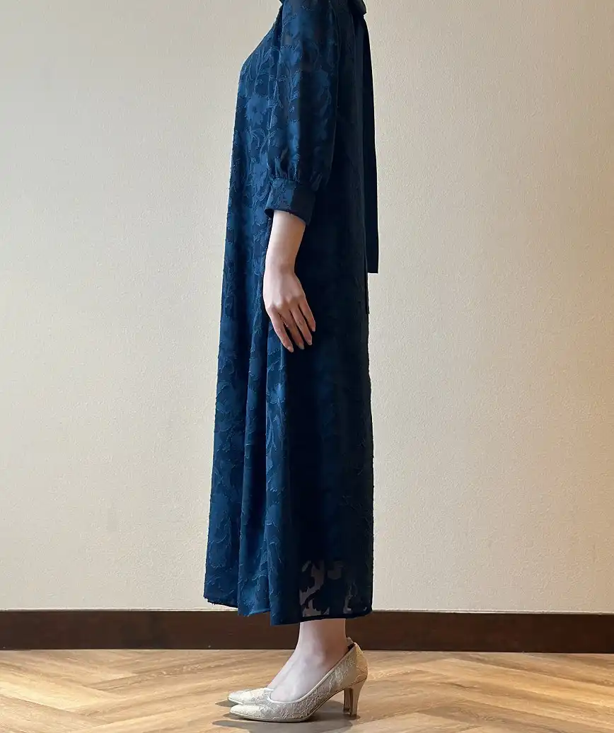 着用モデル：H152cm／着用サイズ：F／ヒール：7cm