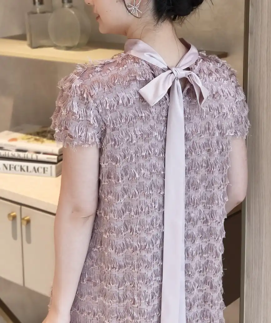 着用モデル：H157cm／着用サイズ：F／ヒール：9cm