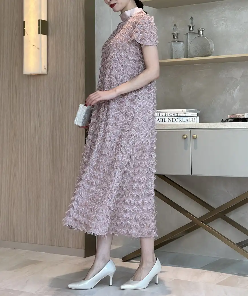 着用モデル：H164cm／着用サイズ：F／ヒール：7cm