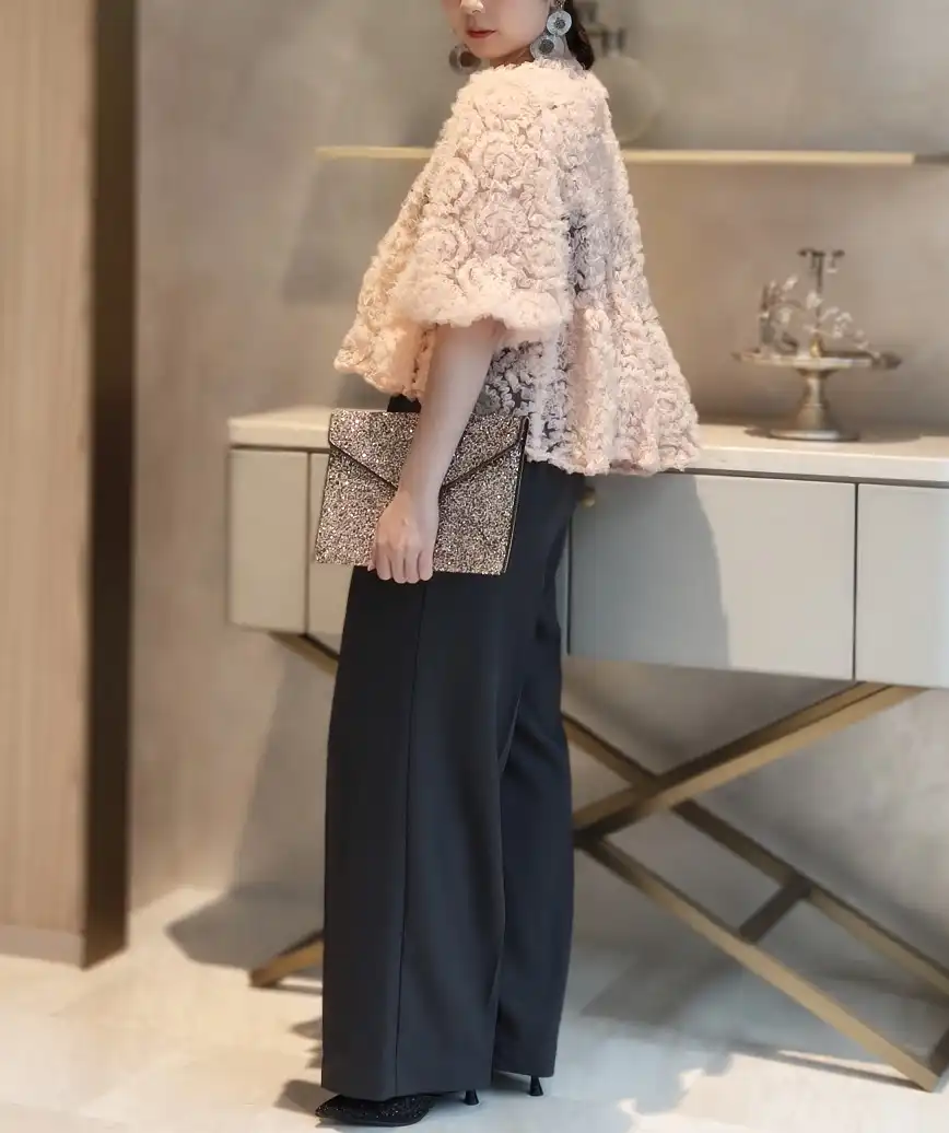 着用モデル：H157cm／着用サイズ：M／7cmヒール