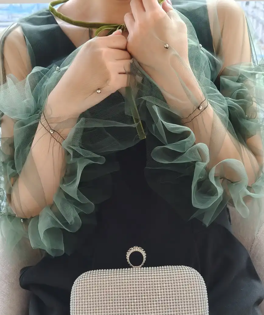 OGフルレングスパンツドレス-ブラック-M-Lサイズ