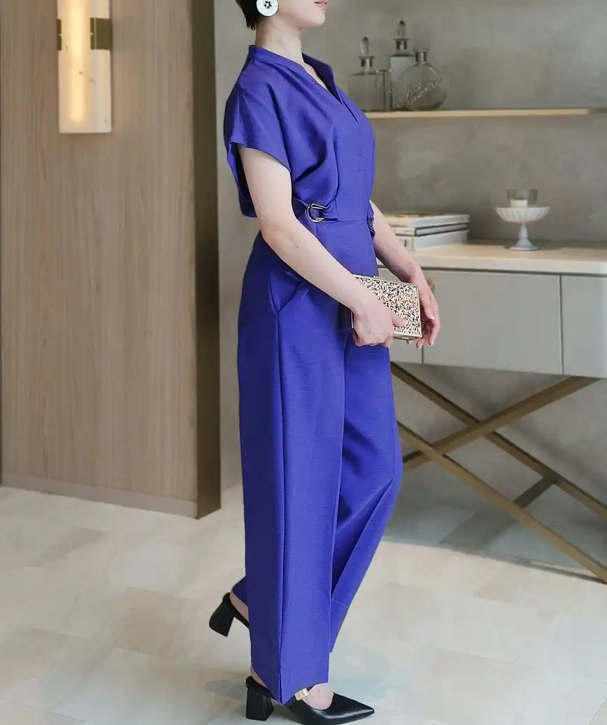 着用モデル：H160cm／着用サイズ：M／ヒール7cm