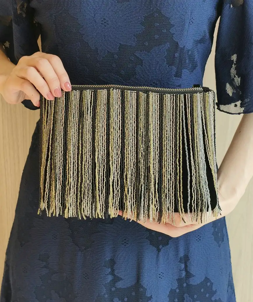 Fringe Sequins Clutch bag