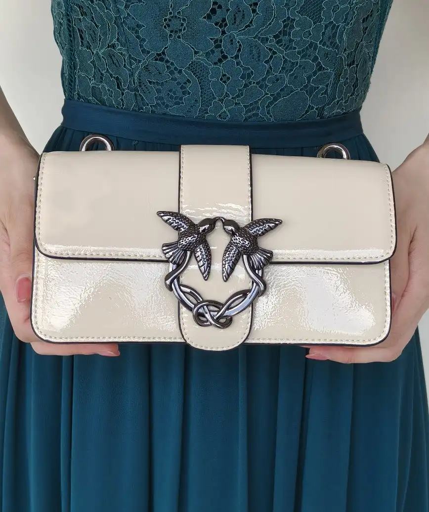 Enamel Hand Leather bag