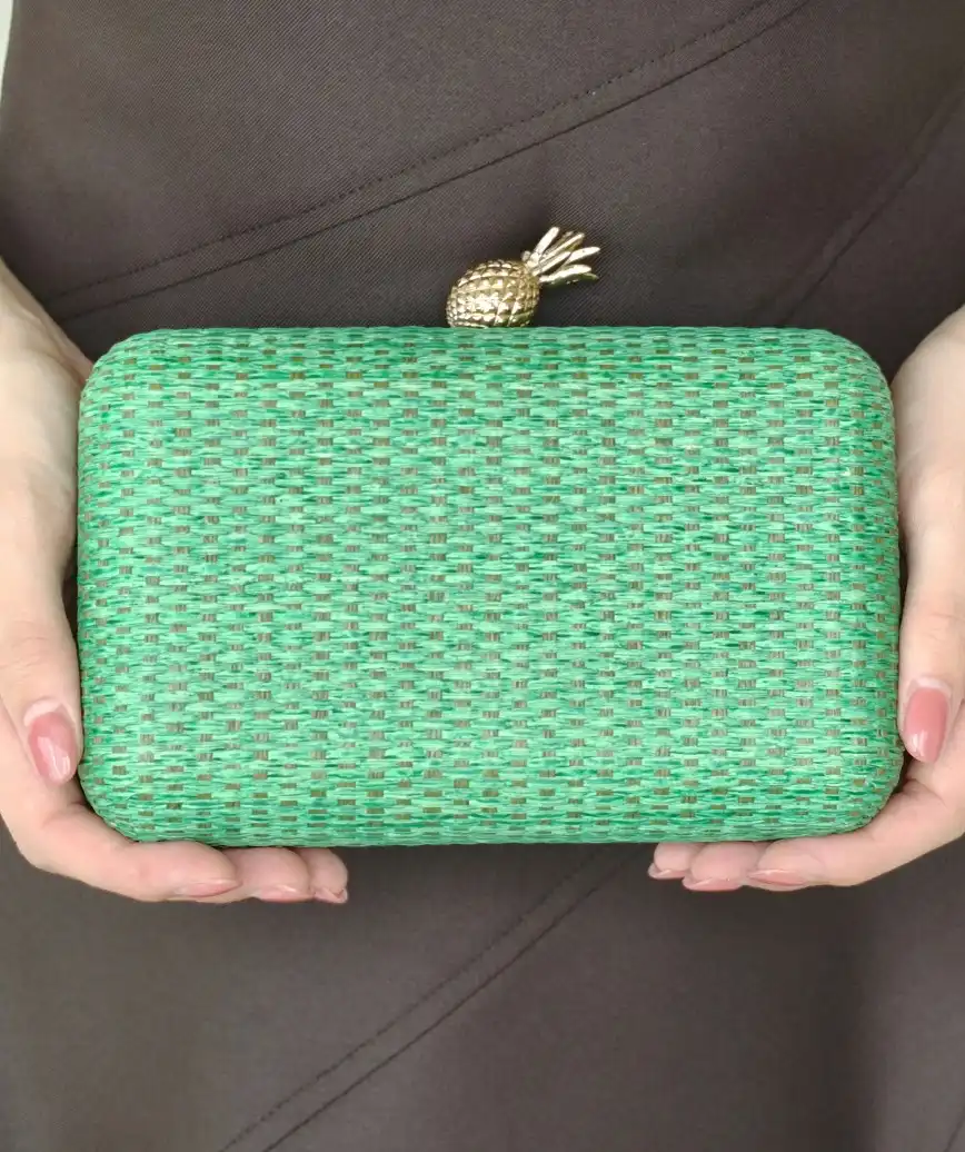 Pineapple green Cluth bag